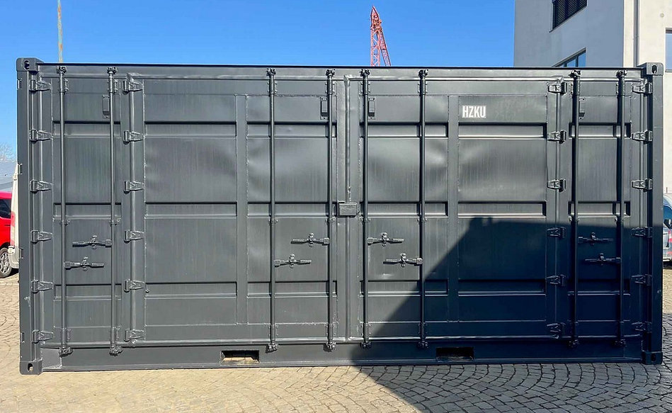 Contenedor de transporte High Cube de 20 pies con puerta lateral